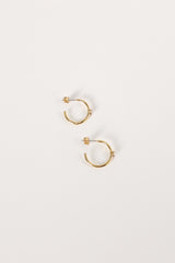 Damie Hoop Earrings - Gold