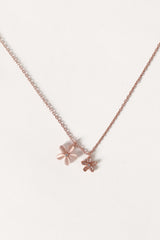 Hana Floral Necklace - Gold