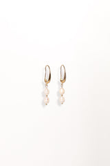 Larissa Pearl Earrings - Gold