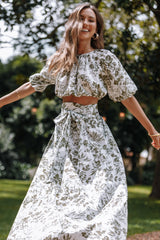Delilah Set - Green Floral