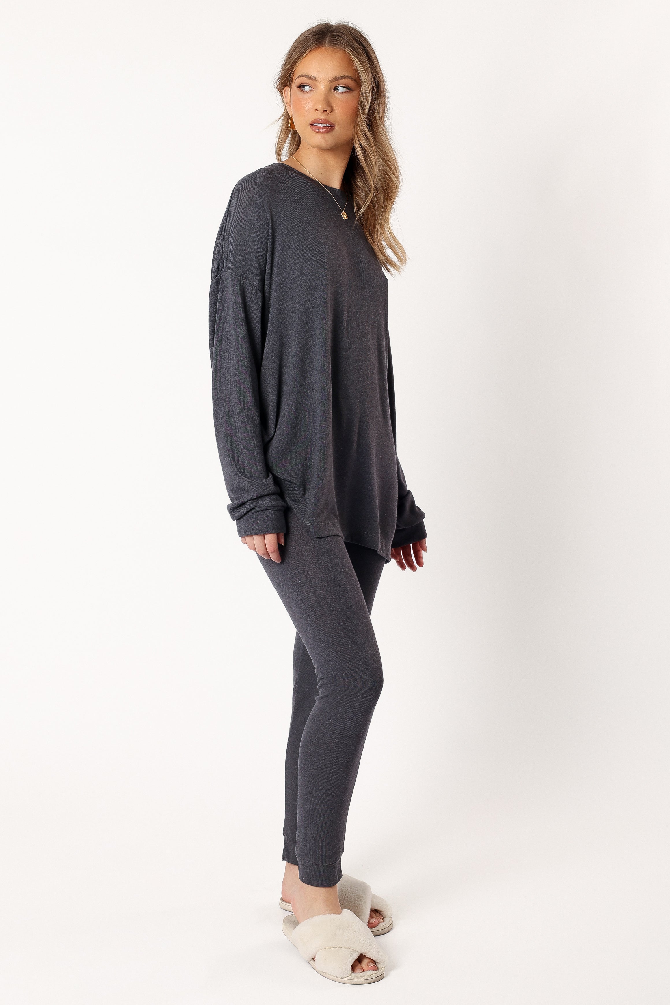 Margo Two Piece Set - Charcoal