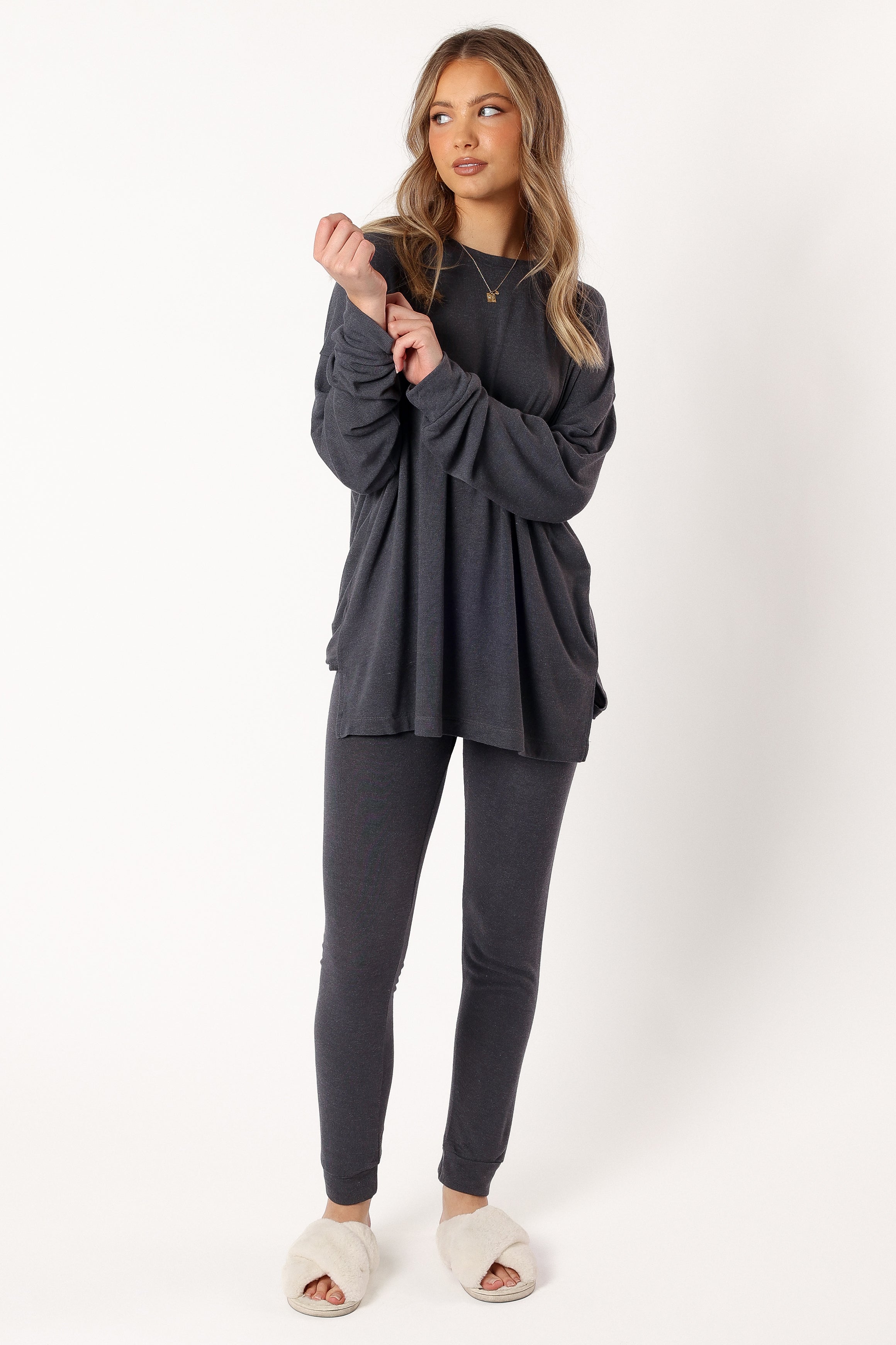 Margo Two Piece Set - Charcoal