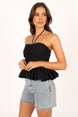 Dede Halter Top - Black
