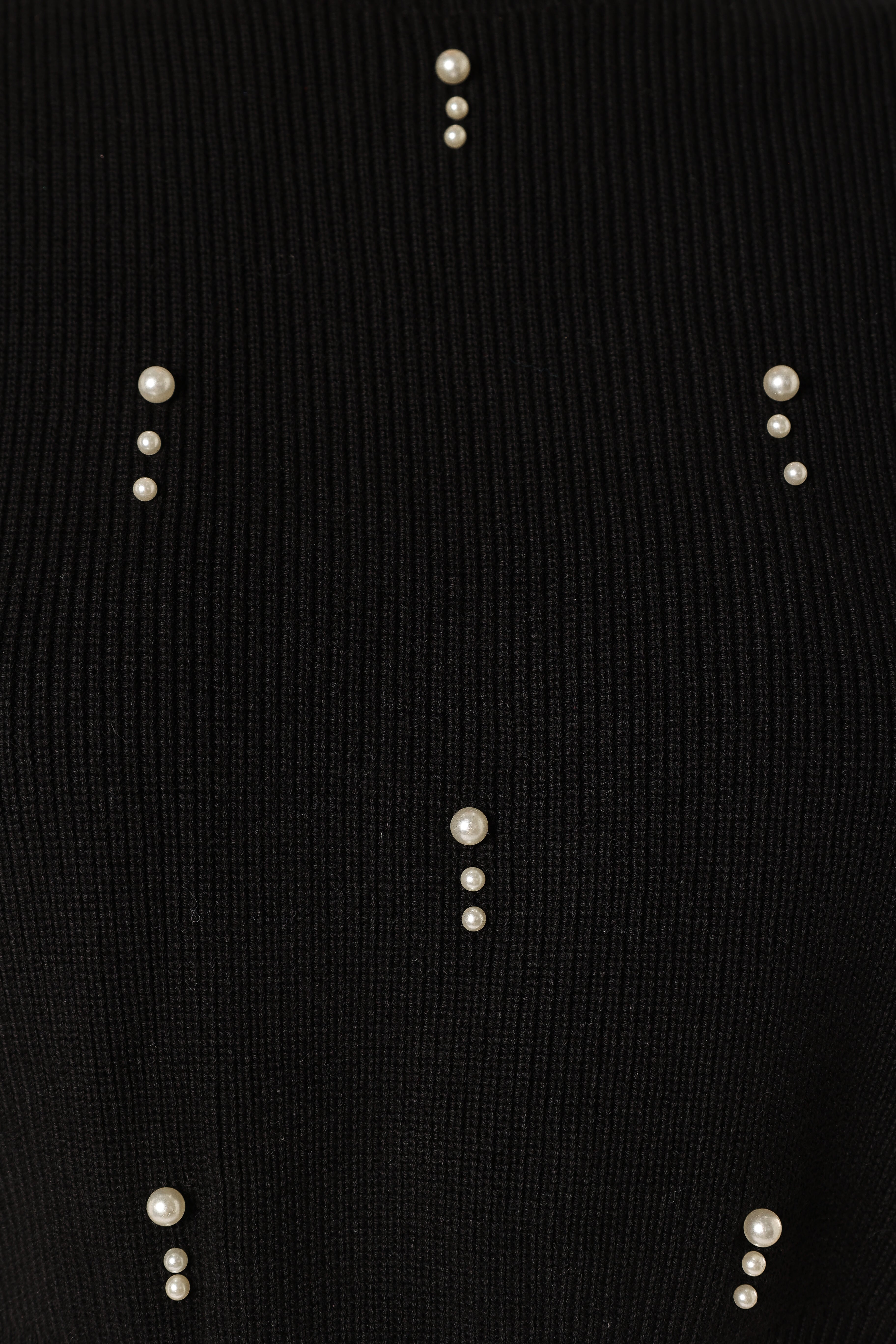 Malani Beaded Top - Black
