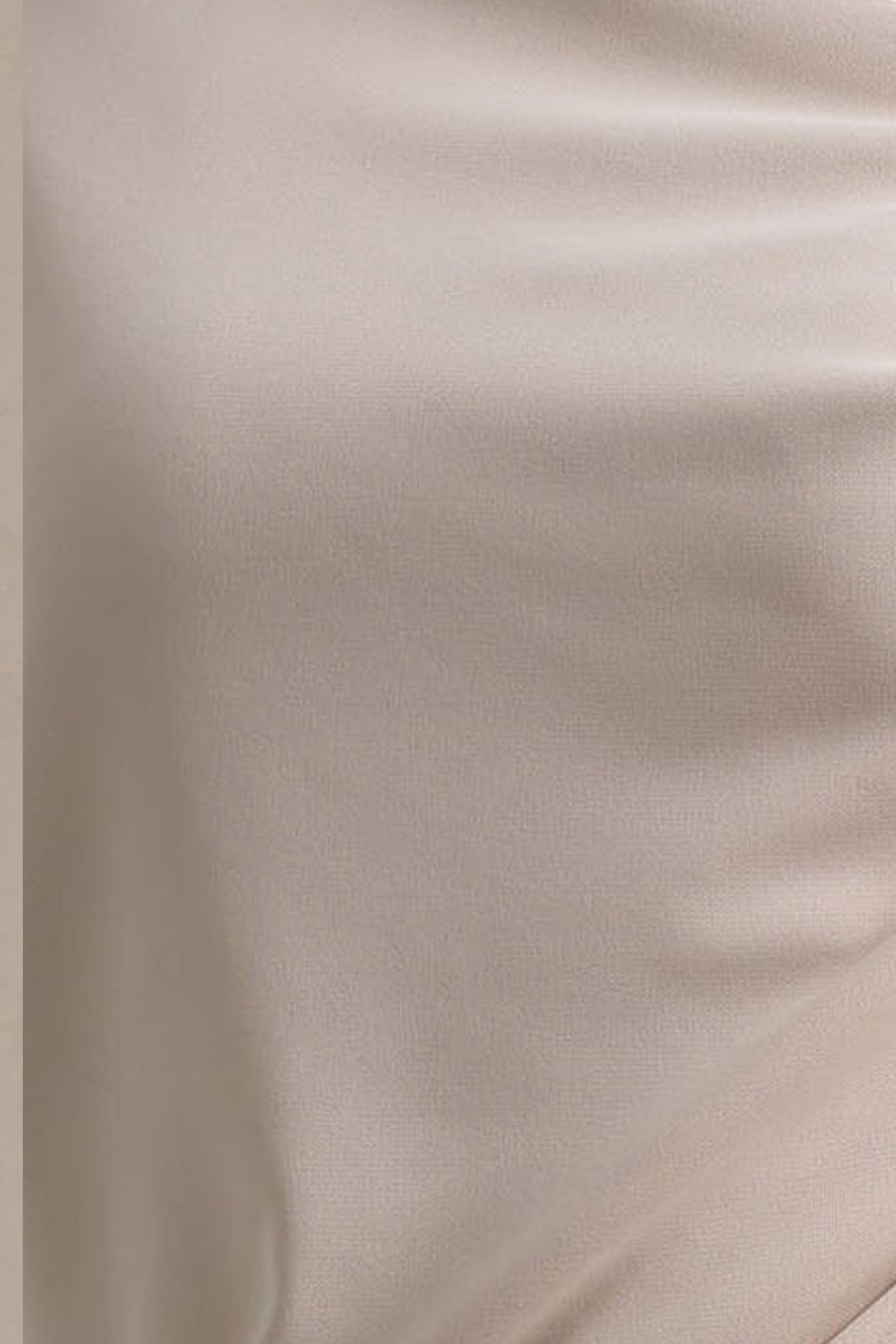 Dua | Cream Asymmetric One-Sleeve Draped Top